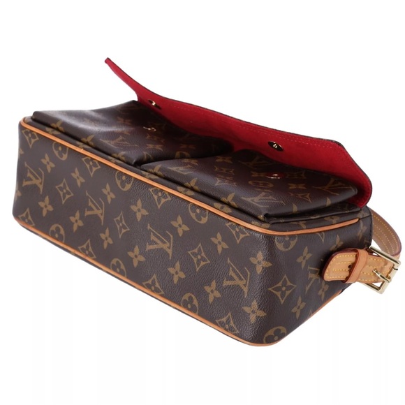 Louis Vuitton Monogram Viva Cite MM Shoulder Bag Brown Canvas - Picture 10 of 12